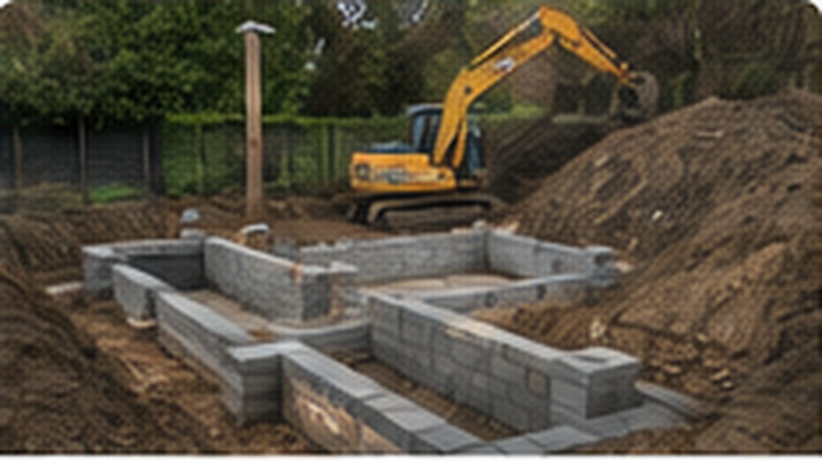 Foundations and drainage
